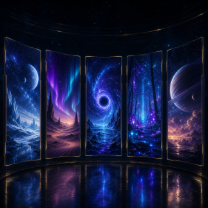 Cosmic Worlds Wallpaper Set